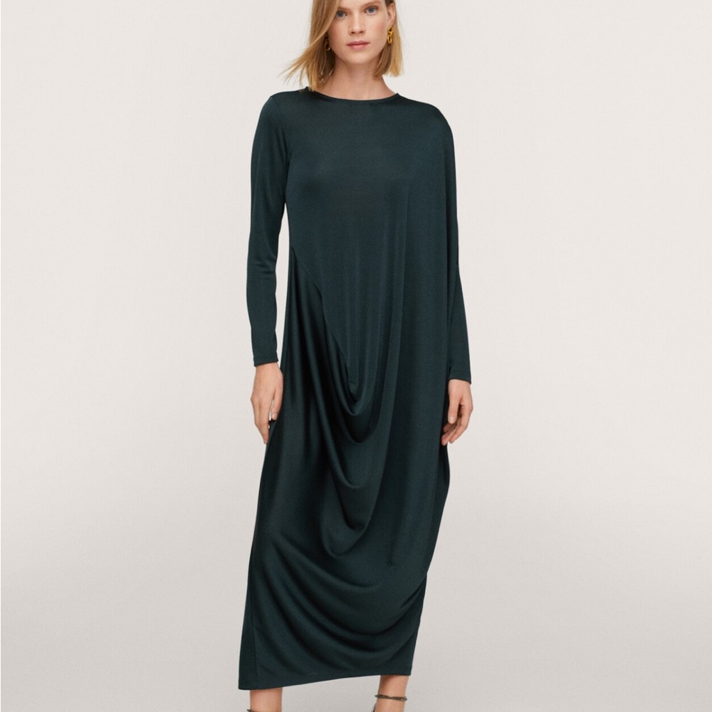 Elegant Dark Green Maxi Dress
